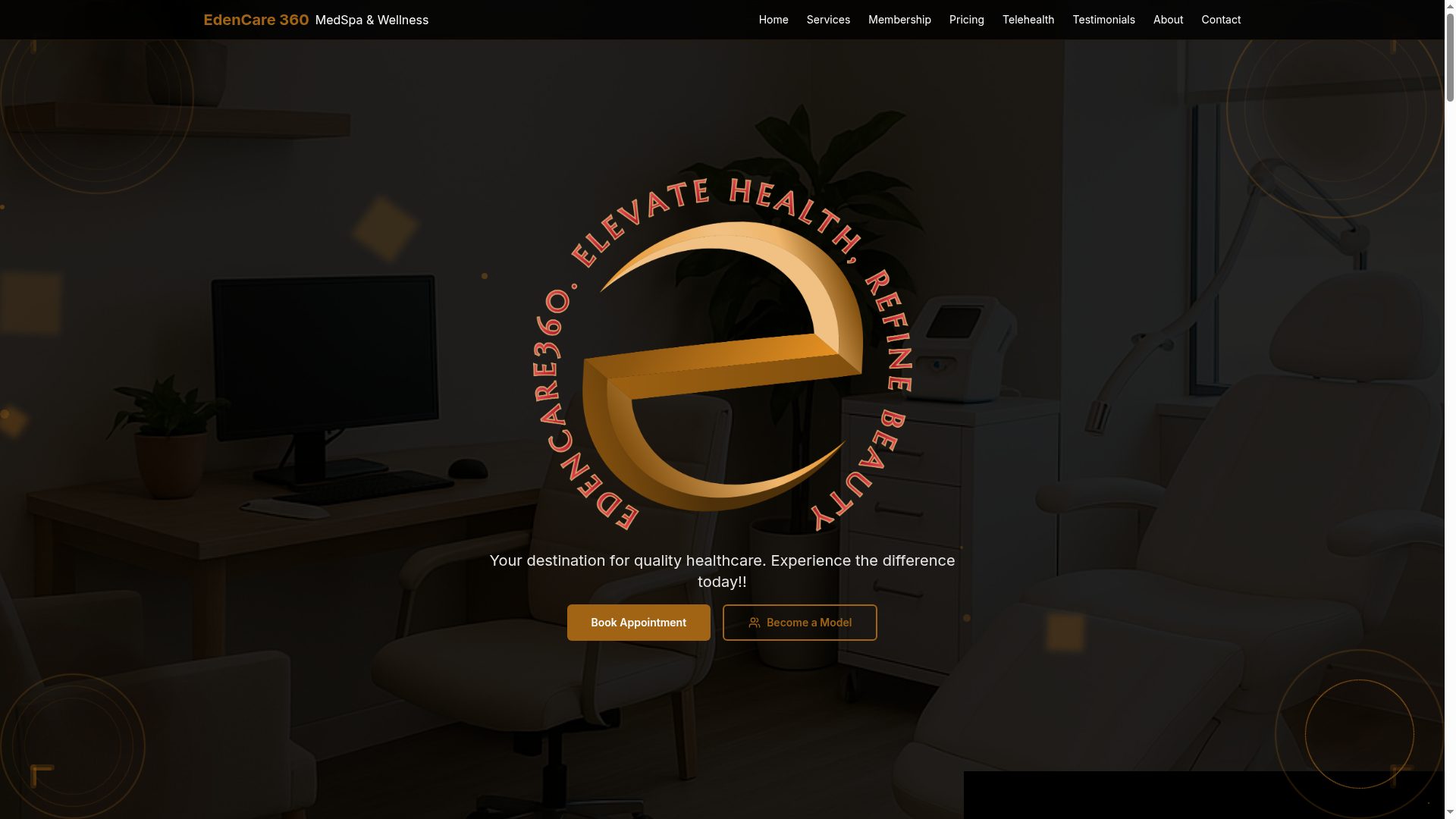 EdenCare 360 website preview